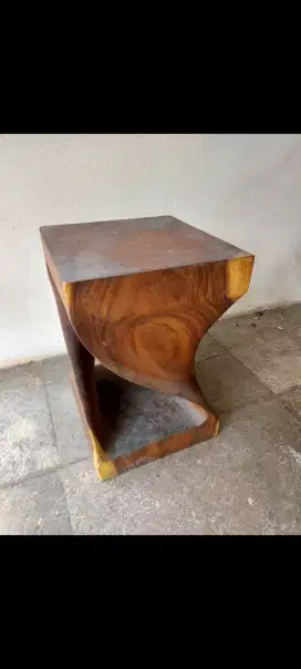 Stool bangku tempat duduk kayu solid
