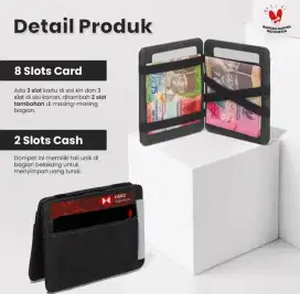 Dompet Kartu dan Uang Pria Wanita Card Holder Premium