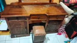 meja rias asli jati jepara