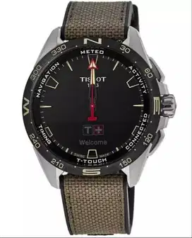 Tissot T Touch Connected Solar Black Beige Mulus Seperti Baru
