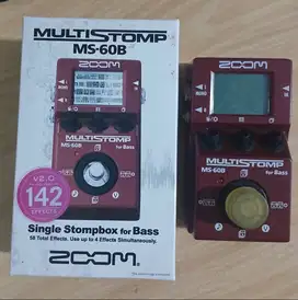 ZOOM MULTISTOMP MS-60B EFEK BASS