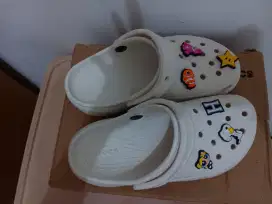 Crocs classic platform.