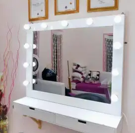 Meja rias vanity mirror second