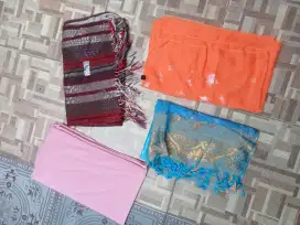 PRELOVED 4 JILBAB SEGI PANJANG PASHMINA