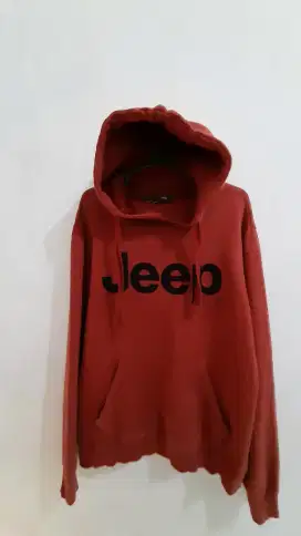 Hoodiee jeep merah