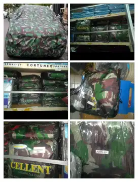 Cover body mobil model army SM pasang sejadetabek