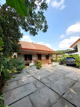 Rumah dan Ruang Usaha dengan Halaman Luas di Guwosari