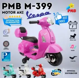 Promo Motor Aki Vespa Mini anak usia 1-4thn bsa naik, bergaransi