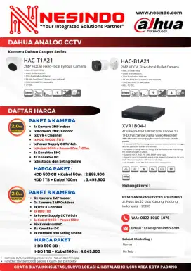 Paket Kamera CCTV Analog DAHUA