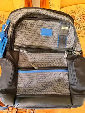 Tas tumi parrish bagpack canvas grey blue