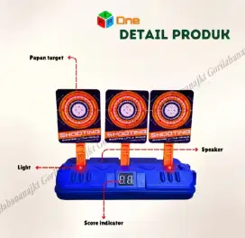 Papan Target Nerf Elektrik Score Otomatis