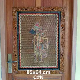 2 bh pajangan wayang kulit trawangan