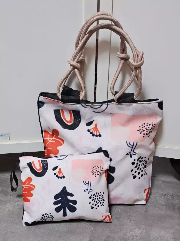 Set tas clutch shoulder bag