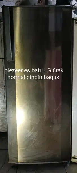 Plezeer es batu LG 6rak normal dingin bagus beku