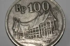 Uang koin 100 rupiah tebal tahun 1973