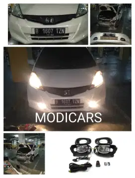 1 set foglamp jazz tipe S ge8 2010 - 2012 SM pasang sejadetabek