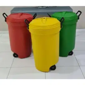 Tong Sampah Roda 120L Plus Tutup MULTIPLAST