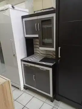 Lemari sayur 2 pintu display / pajangan toko