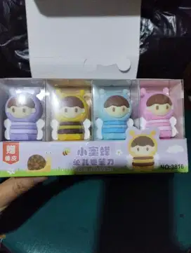 Serutan pensil karakter