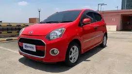 KM Rendah TDP 3Jt Daihatsu Ayla 1.0 X Elegant Bensin-MT 2015 Merah /