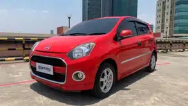 KM Rendah TDP 3Jt Daihatsu Ayla 1.0 X Elegant Bensin-MT 2015 Merah /