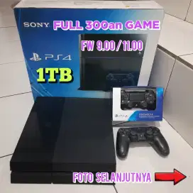 PS4 1TB FULL 300 an GAME PUAS DAN KENYANG Murah Harganya