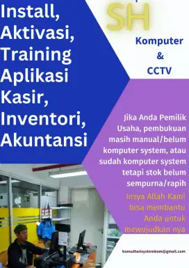 software system kasir, inventori/perapihan stok toko dan gudang