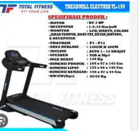 Elektrik treadmill TF 199 big hp