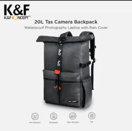 K&F Concept Camera Backpack Waterproof Photography 15 Inch (20L)