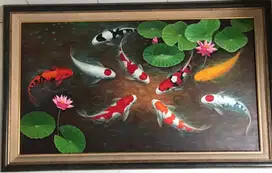 Lukisan ikan Koi