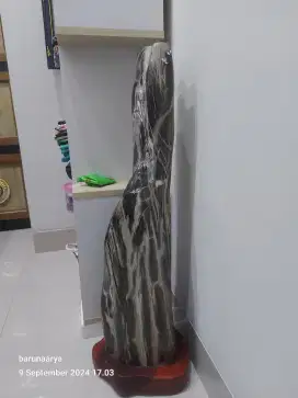 Batu Fosil kayu tinggi 85cm