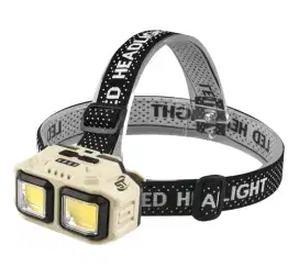 Headlamp lampu kepala led double