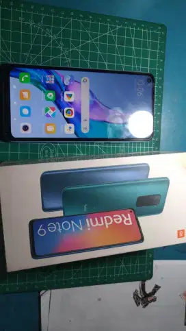 Redmi Note 9 4/64Gb Mulus Fullset Tinggal Pakai