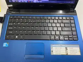 Laptop seken acer aspire 4743