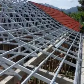 Konstruksi baja ringan & plafon pvc