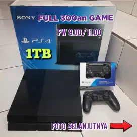 PS4 1TB FULL 300 an GAME PUAS DAN KENYANG Murah Meriah Harganya