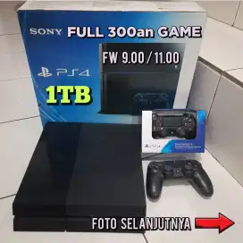 PS4 1TB FULL 300 an GAME PUAS DAN KENYANG Terjangkau Mrh Meriah