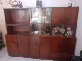 Edisi pindahan : Jual buffet bekas full jati kondisi baik dan terawat