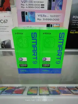 Infinix Smart 9 4/128 GB Helio G81 Layar 120 Hz Garansi Resmi