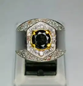 NATURAL BLACK DIAMOND 1,31 CRT