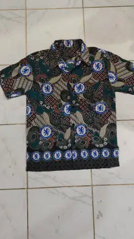 Preloved Kemeja Batik Bola Anak