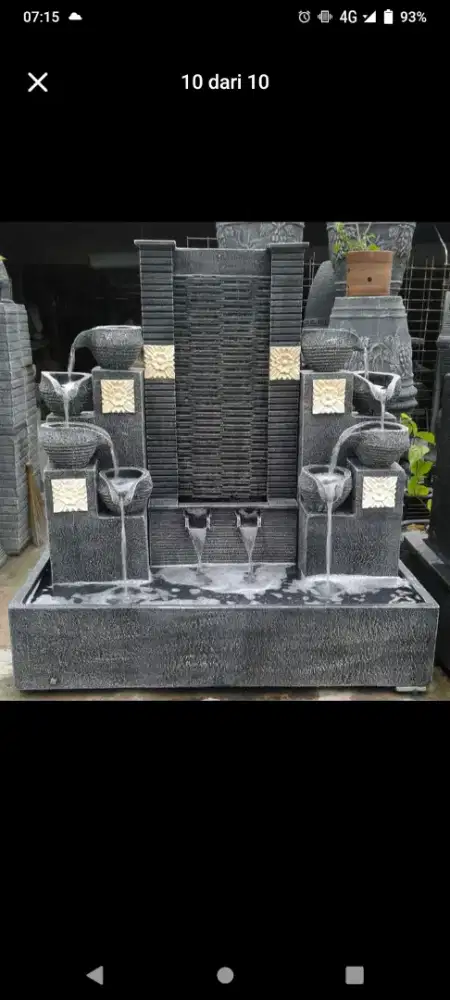 Waterwall Gapura susun 8 mangkok