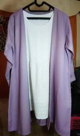 1 Setel Outer warna Ungu