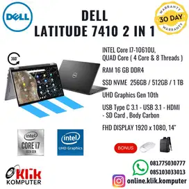 Ultrabook Dell Latitude 7410 2 in 1 Intel Core i5 i7 Touchscreen 360