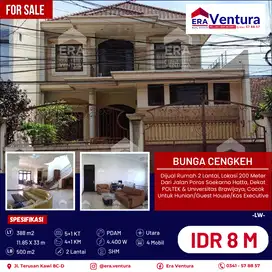 Rumah 2 Lantai, 200 Meter Dari Jalan Poros Soekarno Hatta