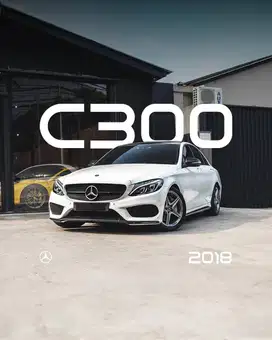 Mercedes Benz C300 AMG Line NIK 2018 with 45 ribu KM only!