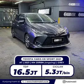 TERMURAH DP 16,5JT YARIS GR SPORT MATIC 2021 (HOBI MOBIL)