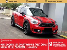 [ LOW KM 16RB ANTIK ] Mini Cooper Countryman S 2.0 AT Merah 2018/2019