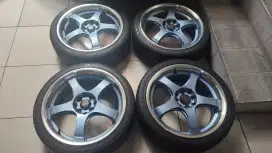 Velg racing SSW r17+ban, velg ori OEM honda Accord, jazz, yaris, vios