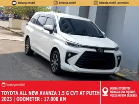 [ LOW KM ] Toyota All New Avanza 1.5 G CVT AT Putih 2023/2024